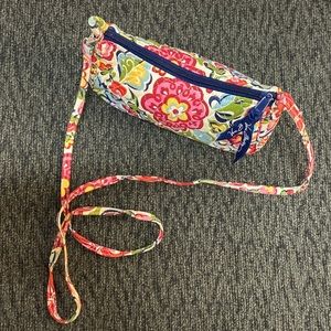 VERA BRADLEY Hope Garden Pattern-Small Top Zip Crossbody Bag- Used